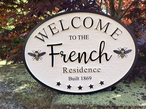 etsy metal outdoor house signs|large personalized outdoor metal signs.